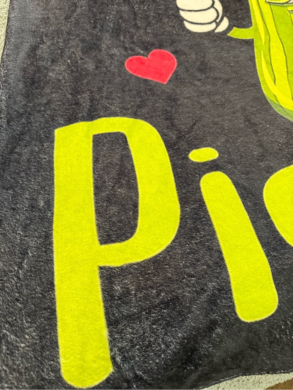 Just A Girl Who Loves Pickles Silky Soft 50” X 60” Throw Blanket - Picture 5 of 11